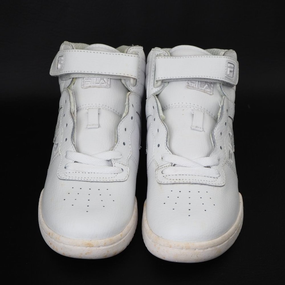 Fila F-13V Boys Shoes Triple White 31F131LT - Picture 5 of 12